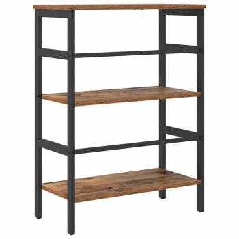 ARDEBO.de - Bücherregal Altholz 60 x 29,5 x 81 cm Holzwerkstoff