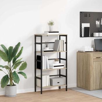 ARDEBO.de - Bücherregal Sonoma-Eiche 60 x 29,5 x 115 cm Holzwerkstoff