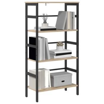 Bücherregal Sonoma-Eiche 60 x 29,5 x 115 cm Holzwerkstoff