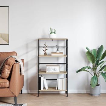 Bücherregal Sonoma-Eiche 60 x 29,5 x 115 cm Holzwerkstoff