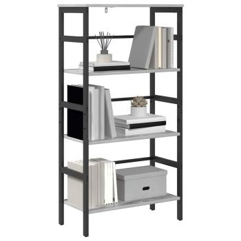 Bücherregal Graues Sonoma 60 x 29,5 x 115 cm Holzwerkstoff