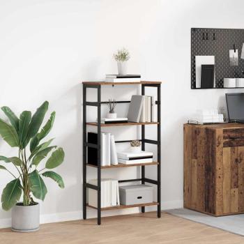 ARDEBO.de - Bücherregal Altholz 60 x 29,5 x 115 cm Holzwerkstoff