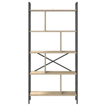 Bücherregal Sonoma-Eiche 75 x 30 x 156 cm Holzwerkstoff