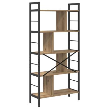 Bücherregal Artisan-Eiche 75 x 30 x 156 cm Holzwerkstoff