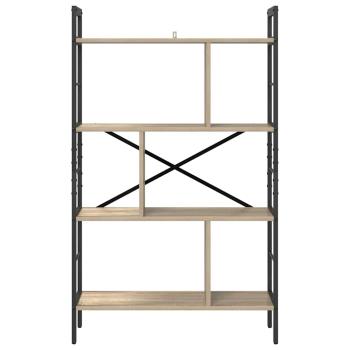 Bücherregal Sonoma-Eiche 75 x 30 x 123,5 cm Holzwerkstoff