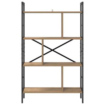 Bücherregal Artisan-Eiche 75 x 30 x 123,5 cm Holzwerkstoff