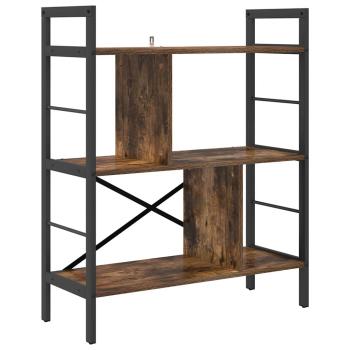 Bücherregal Geräucherte Eiche 75 x 30 x 91 cm Holzwerkstoff