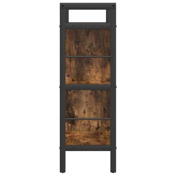Bücherregal Geräucherte Eiche 75 x 30 x 91 cm Holzwerkstoff