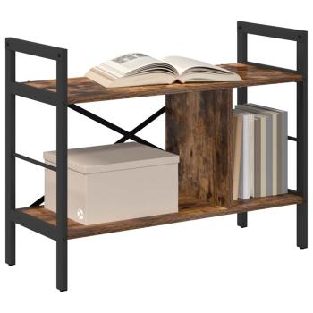 Bücherregal 3 Ebenen 75 x 30 x 58,5 cm Holzwerkstoff
