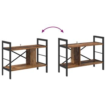 Bücherregal Altholz 75 x 30 x 58,5 cm Holzwerkstoff