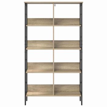 Bücherregal Sonoma-Eiche 82 x 32 x 144,5 cm Holzwerkstoff