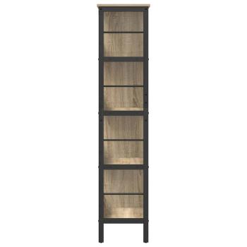 Bücherregal Sonoma-Eiche 82 x 32 x 144,5 cm Holzwerkstoff