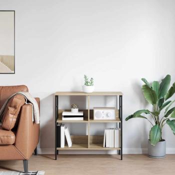 Bücherregal Sonoma-Eiche 82 x 32 x 79 cm Holzwerkstoff