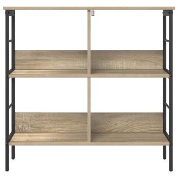 Bücherregal Sonoma-Eiche 82 x 32 x 79 cm Holzwerkstoff