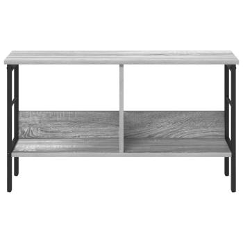 Bücherregal 2 Ebenen 82 x 32 x 47 cm Holzwerkstoff