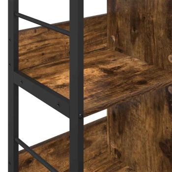 ARDEBO.de - Bücherregal Geräucherte Eiche 102 x 32 x 104,5 cm Holzwerkstoff