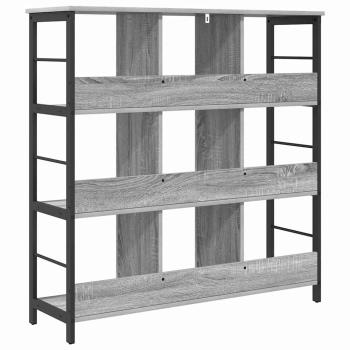Bücherregal Graues Sonoma 102 x 32 x 104,5 cm Holzwerkstoff