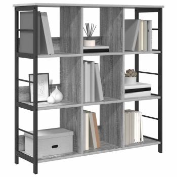 Bücherregal Graues Sonoma 102 x 32 x 104,5 cm Holzwerkstoff