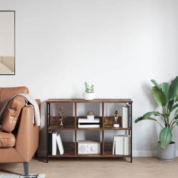 Bücherregal Geräucherte Eiche 102 x 32 x 72,5 cm Holzwerkstoff