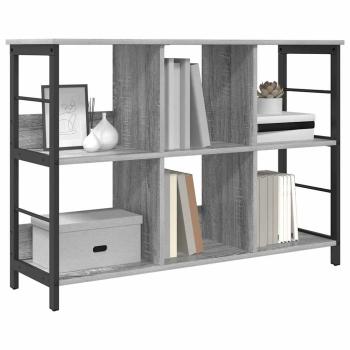 Bücherregal 6 Ebenen 102 x 32 x 72,5 cm Holzwerkstoff