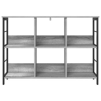 Bücherregal 6 Ebenen 102 x 32 x 72,5 cm Holzwerkstoff
