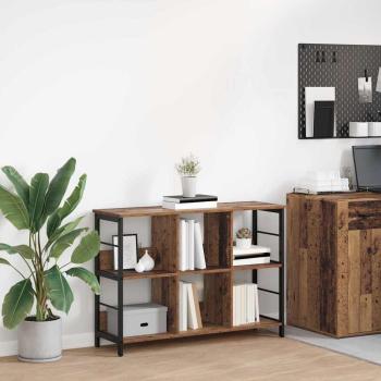 ARDEBO.de - Bücherregal Altholz 102 x 32 x 72,5 cm Holzwerkstoff