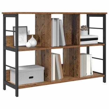 Bücherregal Altholz 102 x 32 x 72,5 cm Holzwerkstoff