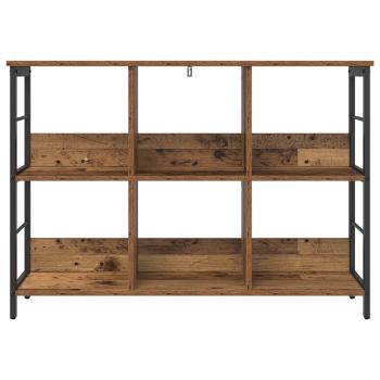 Bücherregal Altholz 102 x 32 x 72,5 cm Holzwerkstoff