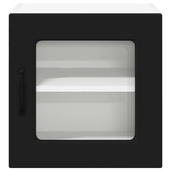 Küchenwandschrank 2 pcs Schwarz 40 x 31 x 40 cm Holzwerkstoff