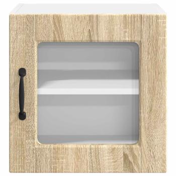 Küchenwandschrank mit Regal 2 pcs Sonoma-Eiche 40 x 31 x 40 cm