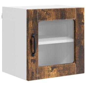 Küchenwandschrank 2 pcs Geräucherte Eiche 40 x 31 x 40 cm