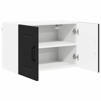Küchenwandschrank 2 pcs Schwarz 60 x 31 x 40 cm Holzwerkstoff