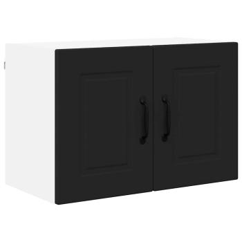 Küchenwandschrank 2 pcs Schwarz 60 x 31 x 40 cm Holzwerkstoff