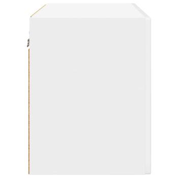ARDEBO.de - Küchenwandschrank Hochglanz Weiß 60 x 31 x 40 cm Holzwerkstoff