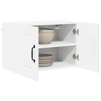 Küchenwandschrank mit Tür 2 pcs Hochglanz Weiß 60 x 31 x 40 cm