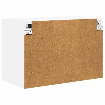 Küchenwandschrank mit Tür 2 pcs Hochglanz Weiß 60 x 31 x 40 cm