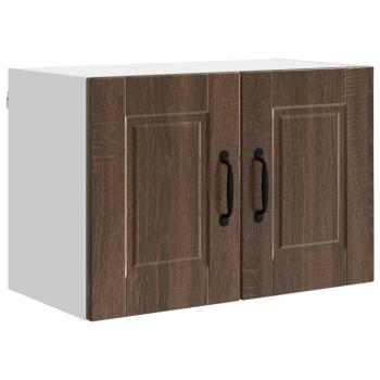 Küchenwandschrank mit Regal Braun Eichen-Optik 60 x 31 x 40 cm