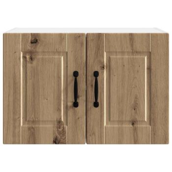 Küchenwandschrank mit Regal 2 pcs Artisan-Eiche 60 x 31 x 40 cm
