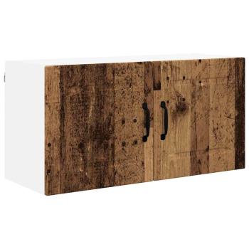 Küchenwandschrank mit Tür Altholz 80 x 31 x 40 cm Holzwerkstoff