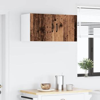 Küchenwandschrank mit Tür Altholz 80 x 31 x 40 cm Holzwerkstoff