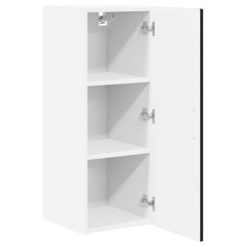 Wandschrank PORTO 2 stk. Schwarz Holzwerkstoff