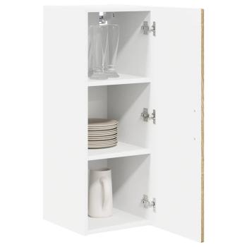 Küchenwandschrank mit Regal 2 pcs Sonoma-Eiche 30 x 31 x 80 cm