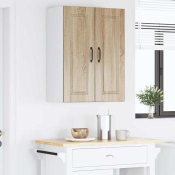 Küchenwandschrank mit Regal 2 pcs Sonoma-Eiche 30 x 31 x 80 cm