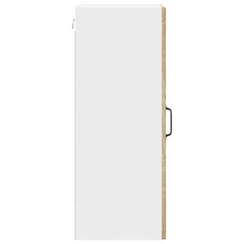 Küchenwandschrank mit Regal 2 pcs Sonoma-Eiche 30 x 31 x 80 cm