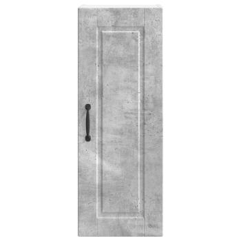 Küchenwandschrank mit Regal 2 pcs Beton Grau 30 x 31 x 80 cm