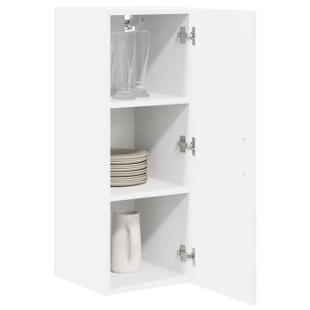 Wandschrank PORTO Hochglanz Weiß 30 x 31 x 80 cm Holzwerkstoff