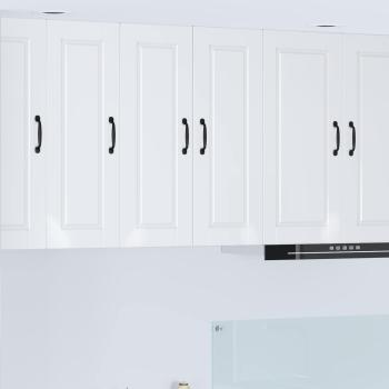 ARDEBO.de - Küchenwandschrank mit Tür 2 pcs Hochglanz Weiß 30 x 31 x 80 cm