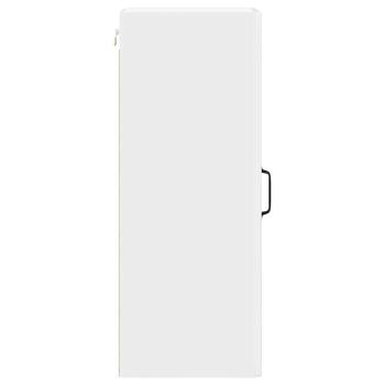 Küchenwandschrank mit Tür 2 pcs Hochglanz Weiß 30 x 31 x 80 cm