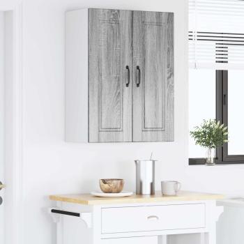 ARDEBO.de - Küchenwandschrank mit Regal 2 pcs Graues Sonoma 30 x 31 x 80 cm