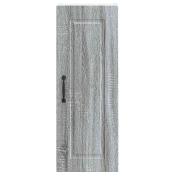 Küchenwandschrank mit Regal 2 pcs Graues Sonoma 30 x 31 x 80 cm